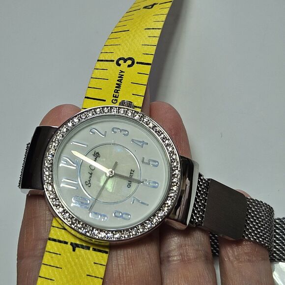 Silver Tone Sarah Coventry Watch Magnetic Band Fits 5\